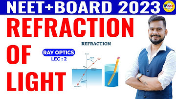 2 Refraction of Light Class 12 Ray Optics | प्रचंड Batch | Neet + board 2023 | sachin sir