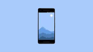Beautiful 2D Mountain Landscape Wallpapers - Android screenshot 2