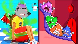 NEW Toilet Troubles!🚽Potty Training | Potty Training with Pica | Vegetable Is Good for Your Health