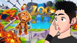 ¿Puede el BEBÉ MONITO sobrevivir a 100 MISILES? (Bonelab VR Mods)