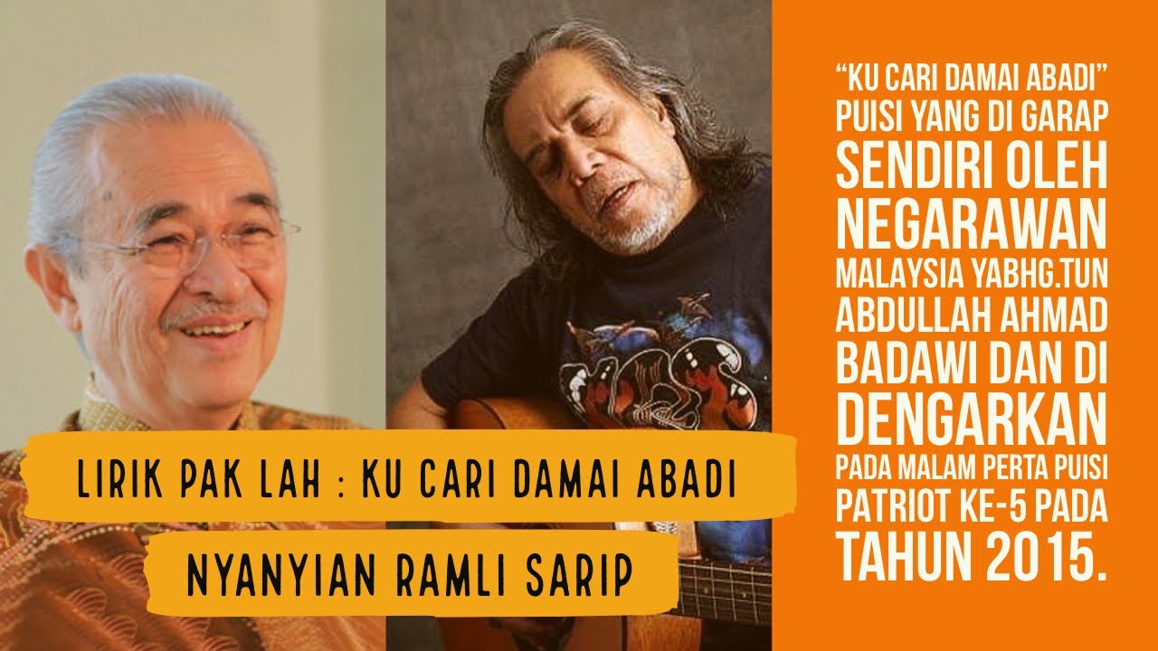 Puisi Pak Lah di lagukan & di nyanyikan oleh Papa Rock Ramli Sarip ...