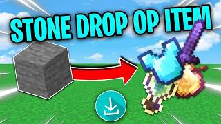 Minecraft PE/BE, But STONE GIVES OP Items Download | 26.3+ | mrgamingisop | Android/IOS, Windows, PS screenshot 1
