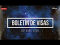 LO ÚLTIMO: El "Boletín de Visas Octubre 2020" anuncia que se detiene el avance de la inmigración