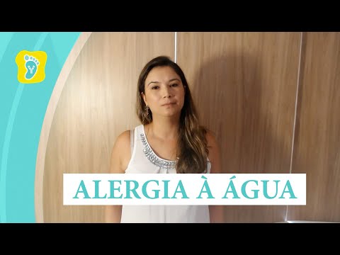 Existe alergia à água?