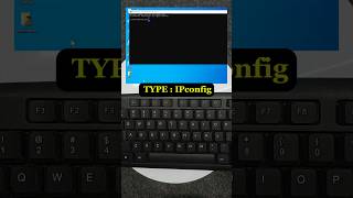 How to Find Computer IP Address in Windows #shorts #ipaddress #keyboard #youtubeshorts #viral #pc