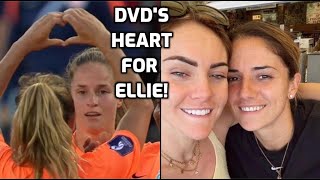 DANIELLE VAN DE DONK TALKS ABOUT GIRLFRIEND ELLIE CARPENTER AND THAT HEART SHE PUT IN THE AIR!