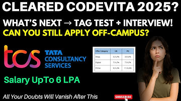 CodeVita Result 2025 Out🔥 | What’s Next! 🤔| TAG Test, Interview Path & Off-Campus Chances