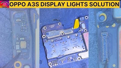 👉📱✅ DISPLAY LIGHT SOLUTION OPPO A3S AND BRIGHTNESS PROBLEM/ #informativevideo #youtubeviralvideo