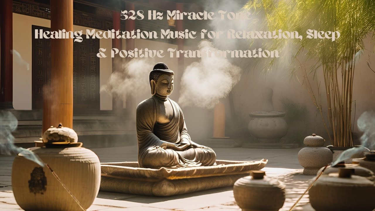 528 Hz Miracle Tone | Healing Meditation Music for Relaxation, Sleep ...