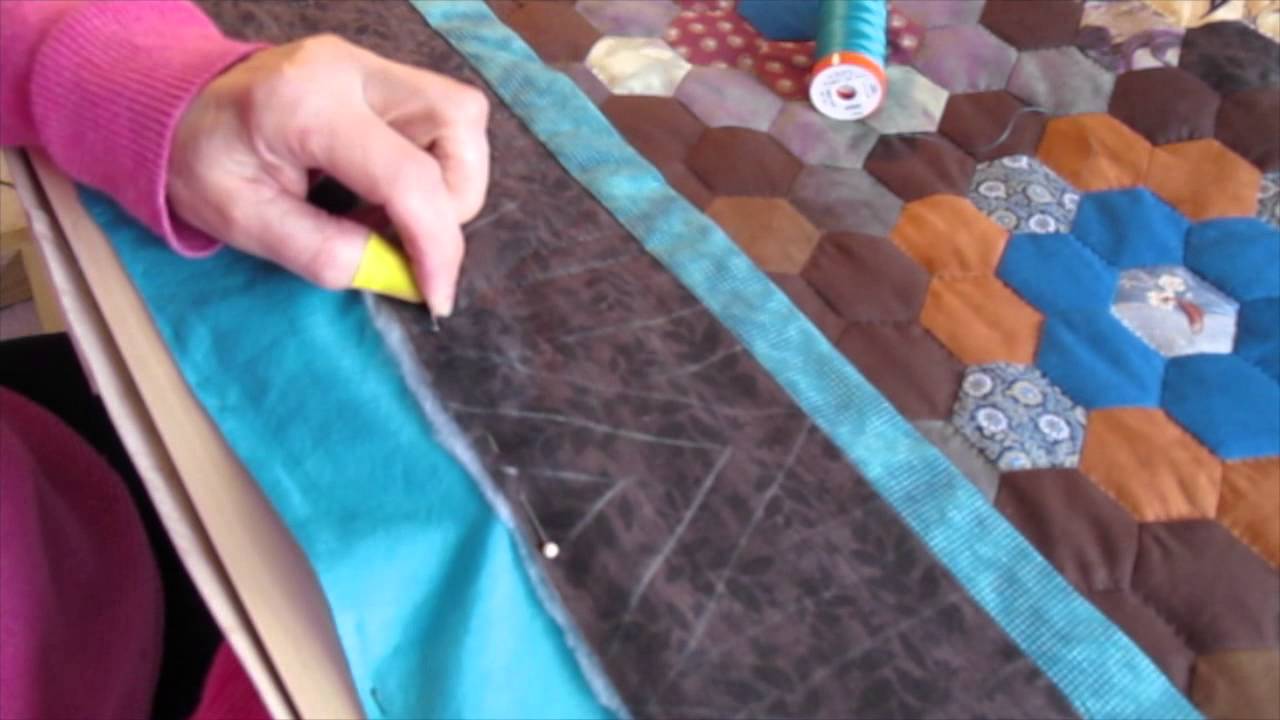 Hand Quilting On A Floor Frame In Small Room You Hand Quilting On A Floor Frame In