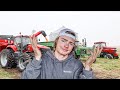 HARVESTING IN A SNOW STORM!