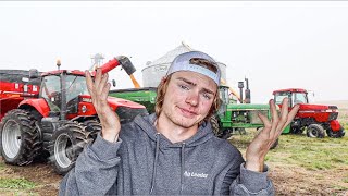 HARVESTING IN A SNOW STORM!