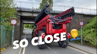 Day 428 #OLLYBLOGS DOES HORSCH DRILL IT FIT UNDER THE FAMOUS BRIDGE & ROLLER PROBS #AnswerAsAPercent