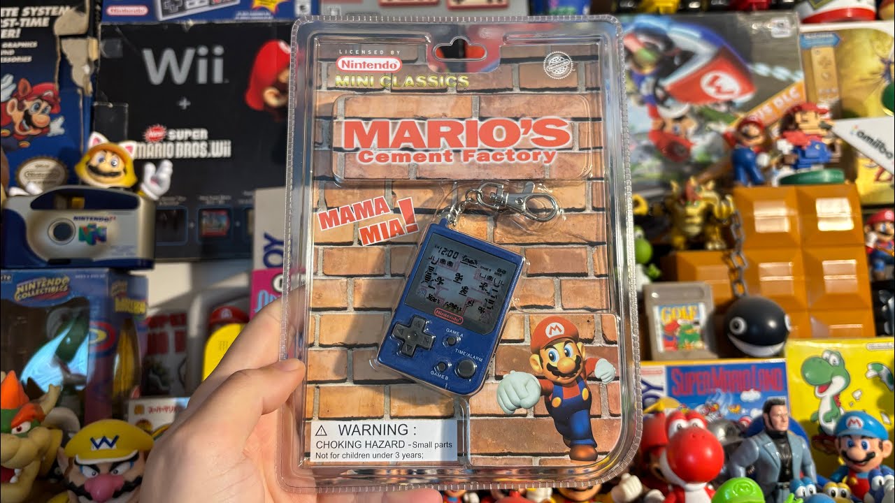 1998 Mario's Cement Factory Nintendo Mini Classic Review - YouTube
