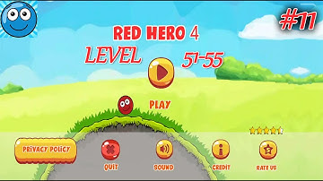 Red hero 4 Speedgameplay Part #11 Level 51-55 (iOS, Android)