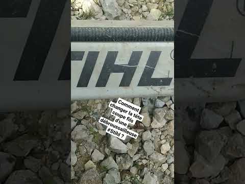 Comment démonter le coupe fil d'une débroussailleuse Stihl ?