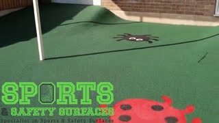 Wetpour Surface Installation in Wolverhampton, Staffordshire | Wetpour Installation Near Me by Sports And Safety Surfaces 117 views 2 years ago 2 minutes, 17 seconds