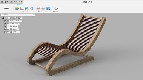 Lounge Chair - Fusion 360