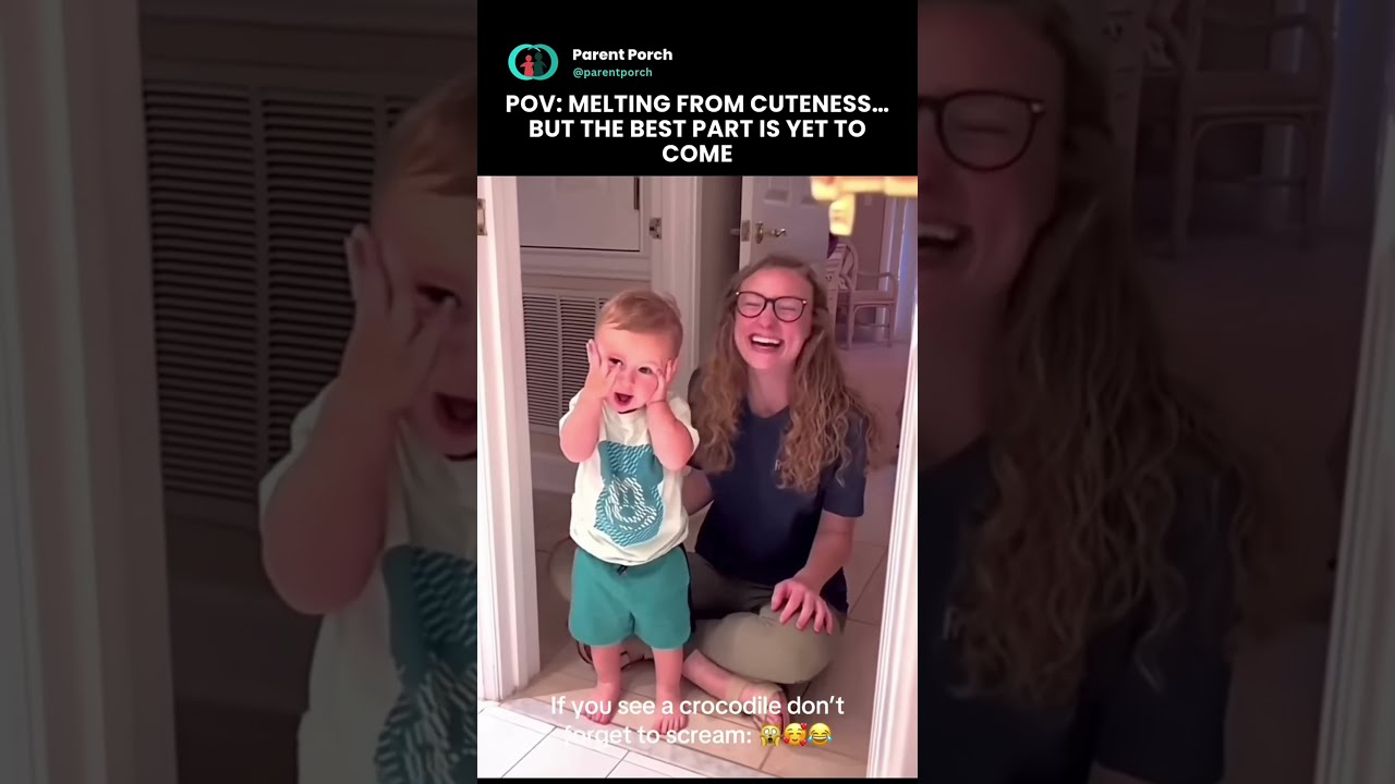 Cutest Baby Reactions To If You See A Crocodile Ever 