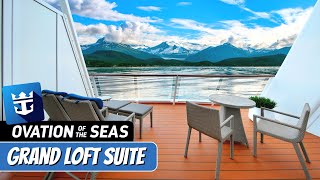 Grand Loft Suite GL | Royal Caribbean Ovation of the Seas | Stateroom Tour & Review | 4K