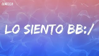Lo Siento BB:/ - Tainy (Lyrics/Letra)