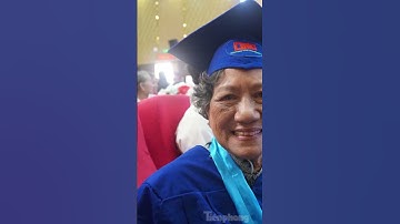 Cụ bà 75 tuổi tốt nghiệp loại giỏi