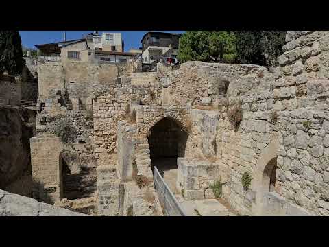 The story of the Church of St. Anne (Mary's House. Crusader Church) and Pool of Bethesda, Jerusalem