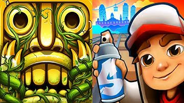 Temple Run 2 Sky Summit VS Subway Surfers Barcelona 2022 Android iOS Gameplay