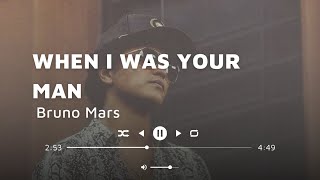 When I Was Your Man - Bruno Mars (Traductionfr)