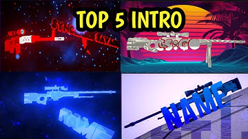 TOP 5 SNIPER INTRO /YouTube INTRO/PUBG INTRO/Legend X OP