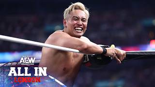 Kazuchika Okada Vs Kyle Fletcher Vs Konosuke Takeshita - Aew International Title Aew All In London