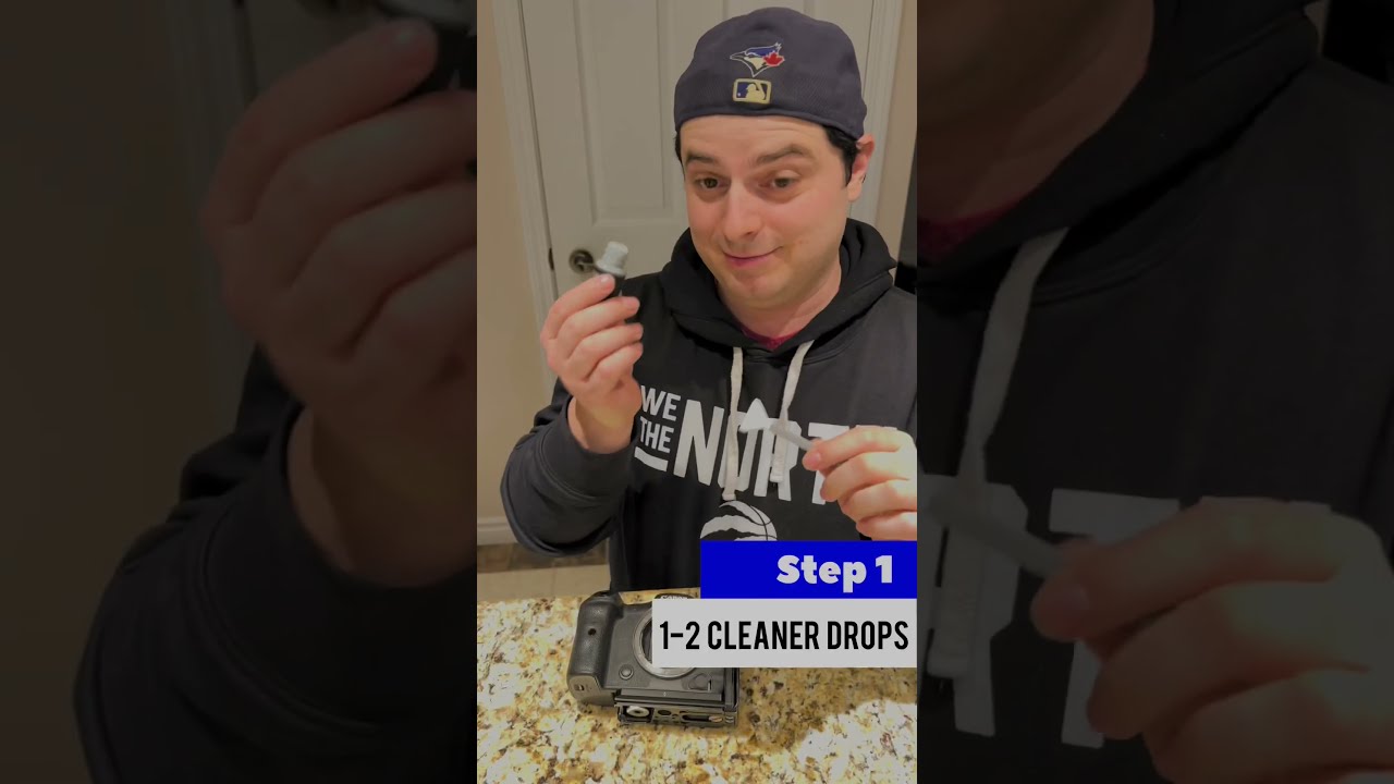 Cleaning Pesky Dirt On My Canon R5 Mirrorless Camera Easy DIY Clean Save Money Doing It Yourself 