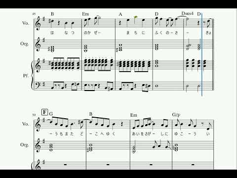 バンドスコア 今宵の月のように / エレファントカシマシ キーボードパート譜 原曲キー・メロディつき