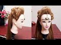 How To Set Maang Tikka with Puff And Twist Braids. Maang Tikka Lagane Ka Tariqa