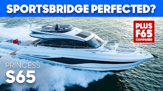Princess S65 vs F65: Is the Sportbridge Actually Better Full Yacht Tour & Comparison