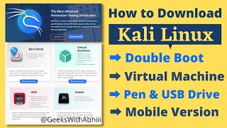 How To Download Kali Linux ISO File in 2023 | Kali Linux original iso Download Latest Version