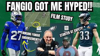 Eagles Study: Fangio TALKIN' THAT SH*T! | Riq Woolen got best endorsement ever! | Coop at S!