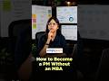 How To Become A Product Manager Without MBA? | Product Manager Roadmap 2026 #Shorts #Simplilearn