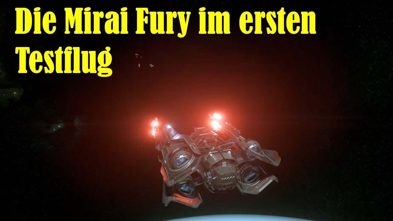 Star Citizen: Die Mirai Fury in einem ersten Testflug