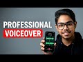 How to Record professional voice in Mobile for Youtube Vidios (Step by Step)