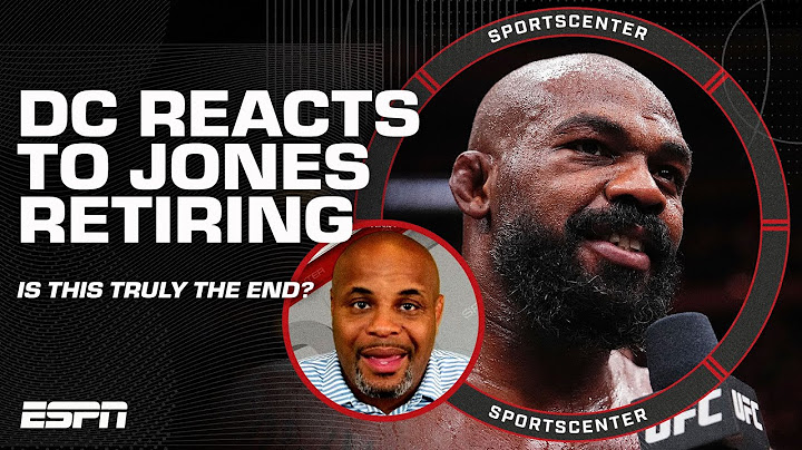 🚨 JON JONES RETIRING 🚨 DC believes THIS IS THE END for Jones in the Octagon | SportsCenter