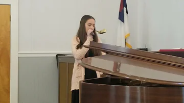 Hope singing Truth I'm Standing On by Leanna Crawford