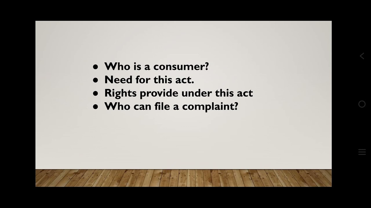 Consumer Protection Act / viva/ 1 mark questions / class 12/ business studies