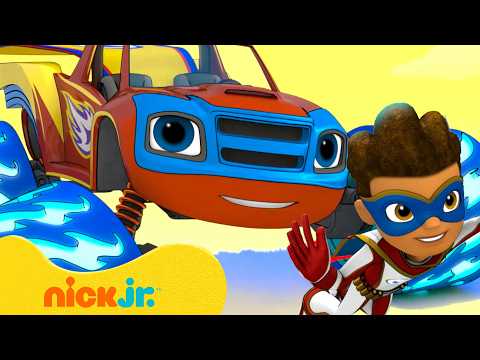 Blaze and the Monster Machines | 4 HORAS de misiones y rescates de superhéroe💡 | Nick Jr. en Español