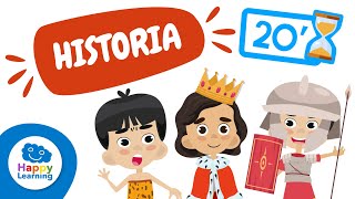 DE LA PREHISTORIA HASTA EL RENACIMIENTO | VIDEOS DE HISTORIA PARA NIÑOS | Happy Learning ⏱