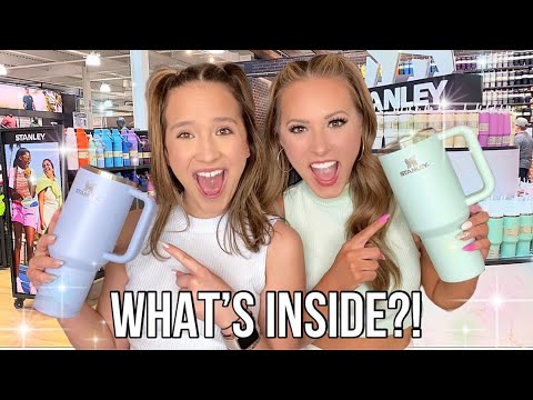 PICKING OUT OUR DREAM STANLEY CUPS & BUYING ANYTHING THAT CAN FIT INSIDE OF IT CHALLENGE!