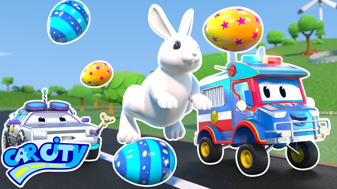 ВЕЛИКДЕН: Суперполицейският камион спасява зайчето!