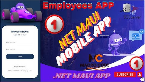 EPISODE 1  Employees Smart APP .NET 9.0 - COMPLETE  .NET MAUI IN .NET 9.0 APP- SQL,REFIT,REST API🚀💥