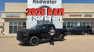 NEW 2026 RAM 2500 Big Horn Night Edition 6.7L Cummins Tour with Jill at Redwater Dodge