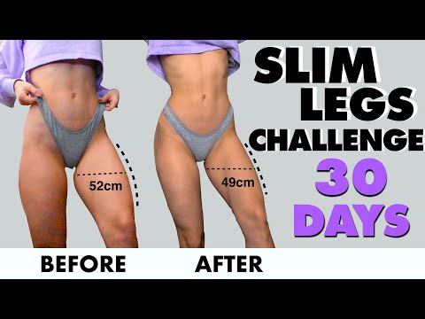 SLIM AND LONGER LOOKING LEGS WORKOUT (Results In 30 Days) | Tone Your Thighs And Lose Fat At Home